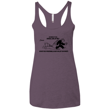 T-Shirts Vintage Purple / X-Small Special Level of Hell Women's Triblend Racerback Tank