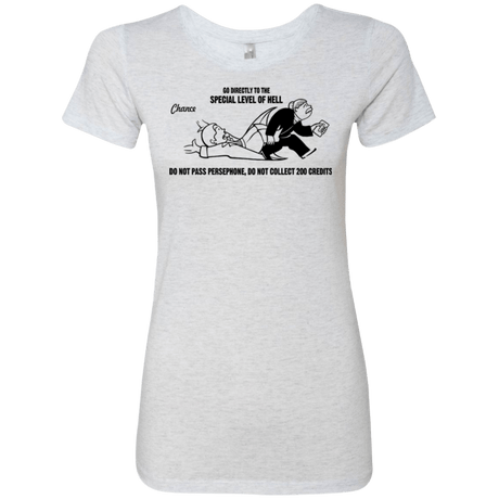 T-Shirts Heather White / Small Special Level of Hell Women's Triblend T-Shirt