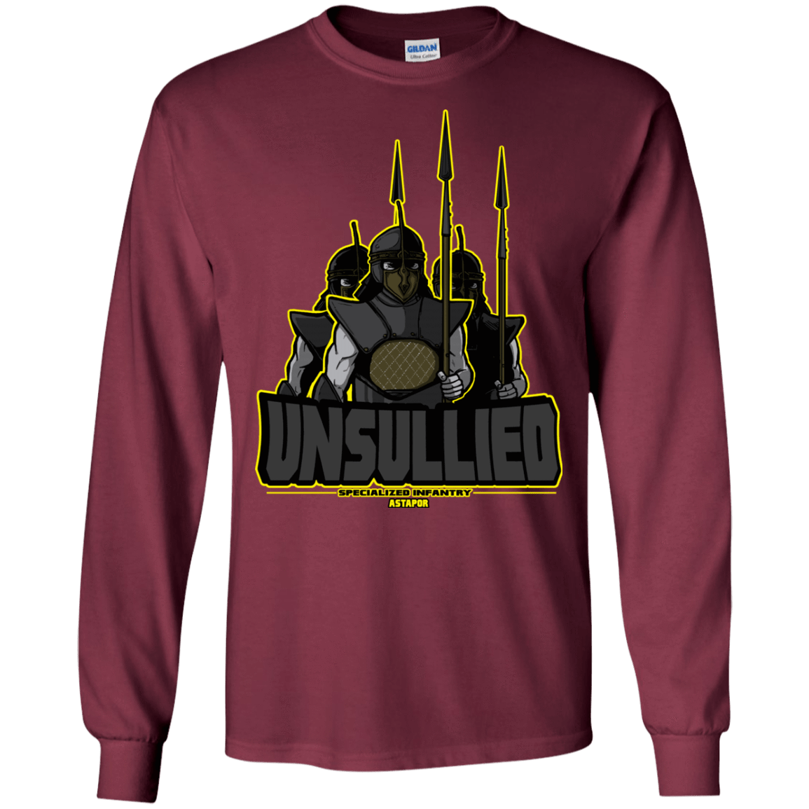 T-Shirts Maroon / S Specialized Infantry Men's Long Sleeve T-Shirt