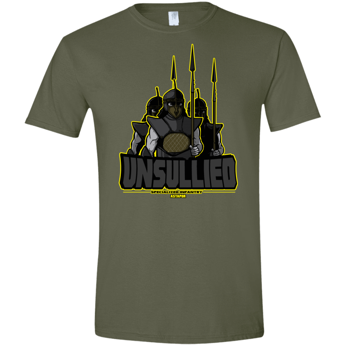 T-Shirts Military Green / S Specialized Infantry Men's Semi-Fitted Softstyle