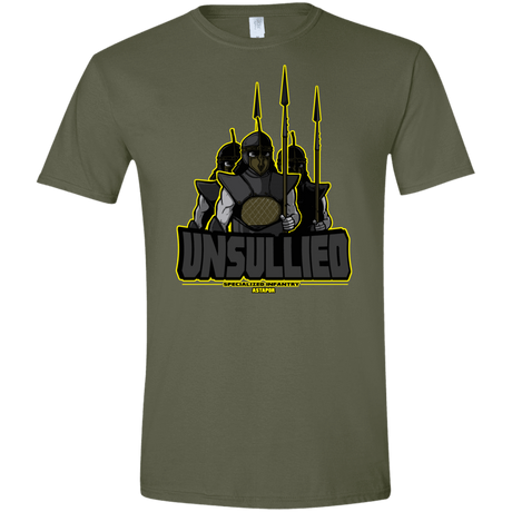 T-Shirts Military Green / S Specialized Infantry Men's Semi-Fitted Softstyle