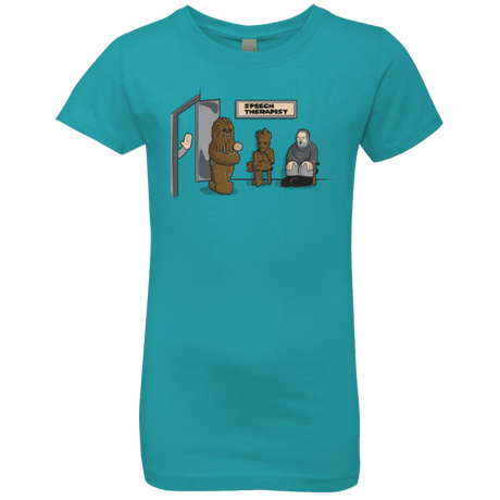 T-Shirts Tahiti Blue / YXS Speech Therapist Girls Premium T-Shirt