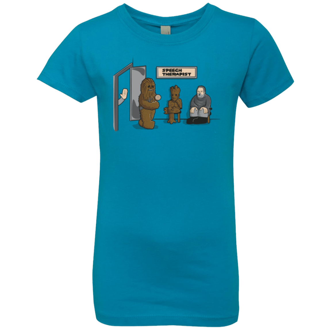T-Shirts Turquoise / YXS Speech Therapist Girls Premium T-Shirt