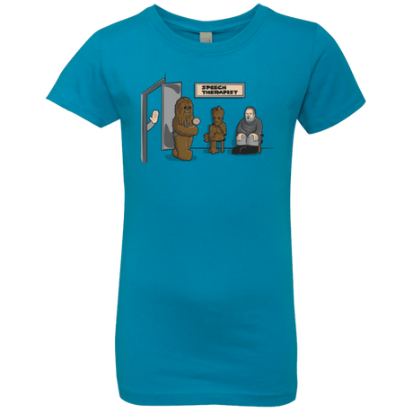 T-Shirts Turquoise / YXS Speech Therapist Girls Premium T-Shirt