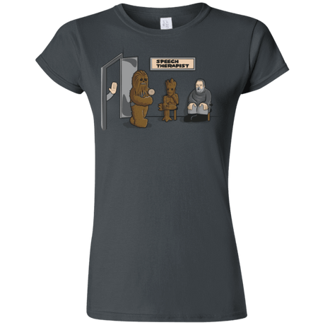 T-Shirts Charcoal / S Speech Therapist Junior Slimmer-Fit T-Shirt