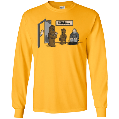 T-Shirts Gold / S Speech Therapist Men's Long Sleeve T-Shirt