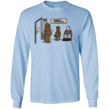 T-Shirts Light Blue / S Speech Therapist Men's Long Sleeve T-Shirt