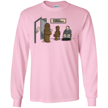 T-Shirts Light Pink / S Speech Therapist Men's Long Sleeve T-Shirt