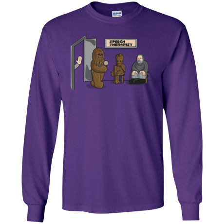 T-Shirts Purple / S Speech Therapist Men's Long Sleeve T-Shirt