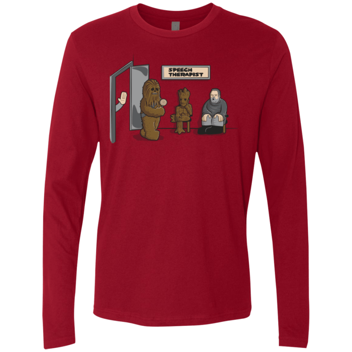 T-Shirts Cardinal / S Speech Therapist Men's Premium Long Sleeve