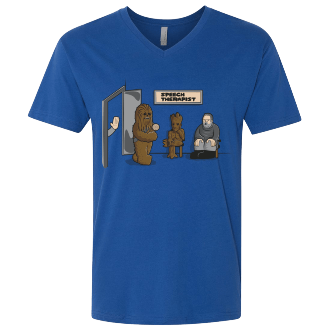 T-Shirts Royal / X-Small Speech Therapist Men's Premium V-Neck