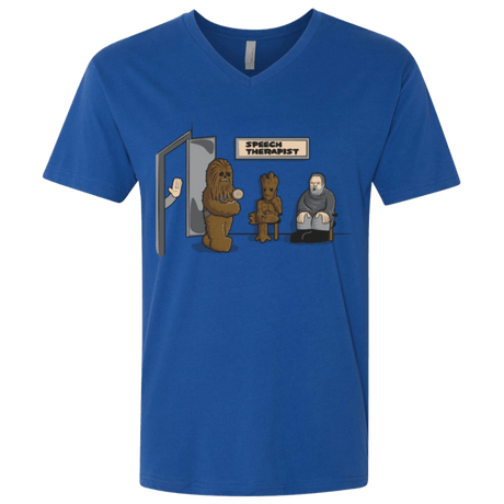 T-Shirts Royal / X-Small Speech Therapist Men's Premium V-Neck