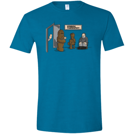 T-Shirts Antique Sapphire / S Speech Therapist Men's Semi-Fitted Softstyle