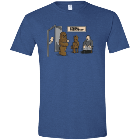 T-Shirts Heather Royal / X-Small Speech Therapist Men's Semi-Fitted Softstyle