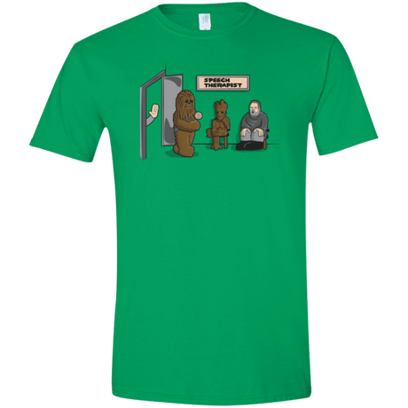 T-Shirts Irish Green / S Speech Therapist Men's Semi-Fitted Softstyle