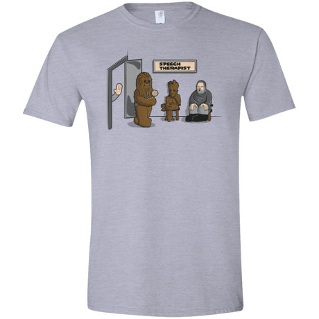 T-Shirts Sport Grey / X-Small Speech Therapist Men's Semi-Fitted Softstyle