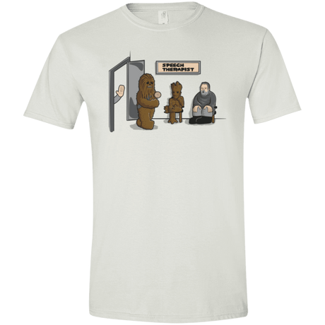 T-Shirts White / X-Small Speech Therapist Men's Semi-Fitted Softstyle