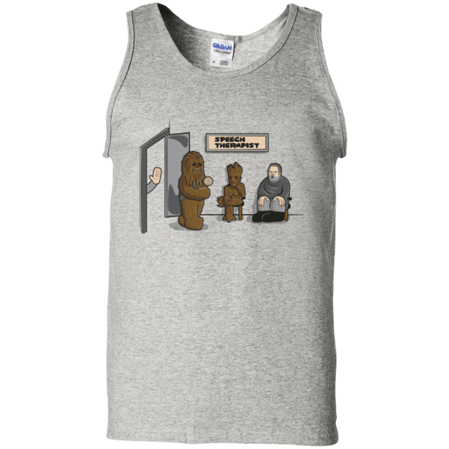 T-Shirts Ash / S Speech Therapist Men's Tank Top