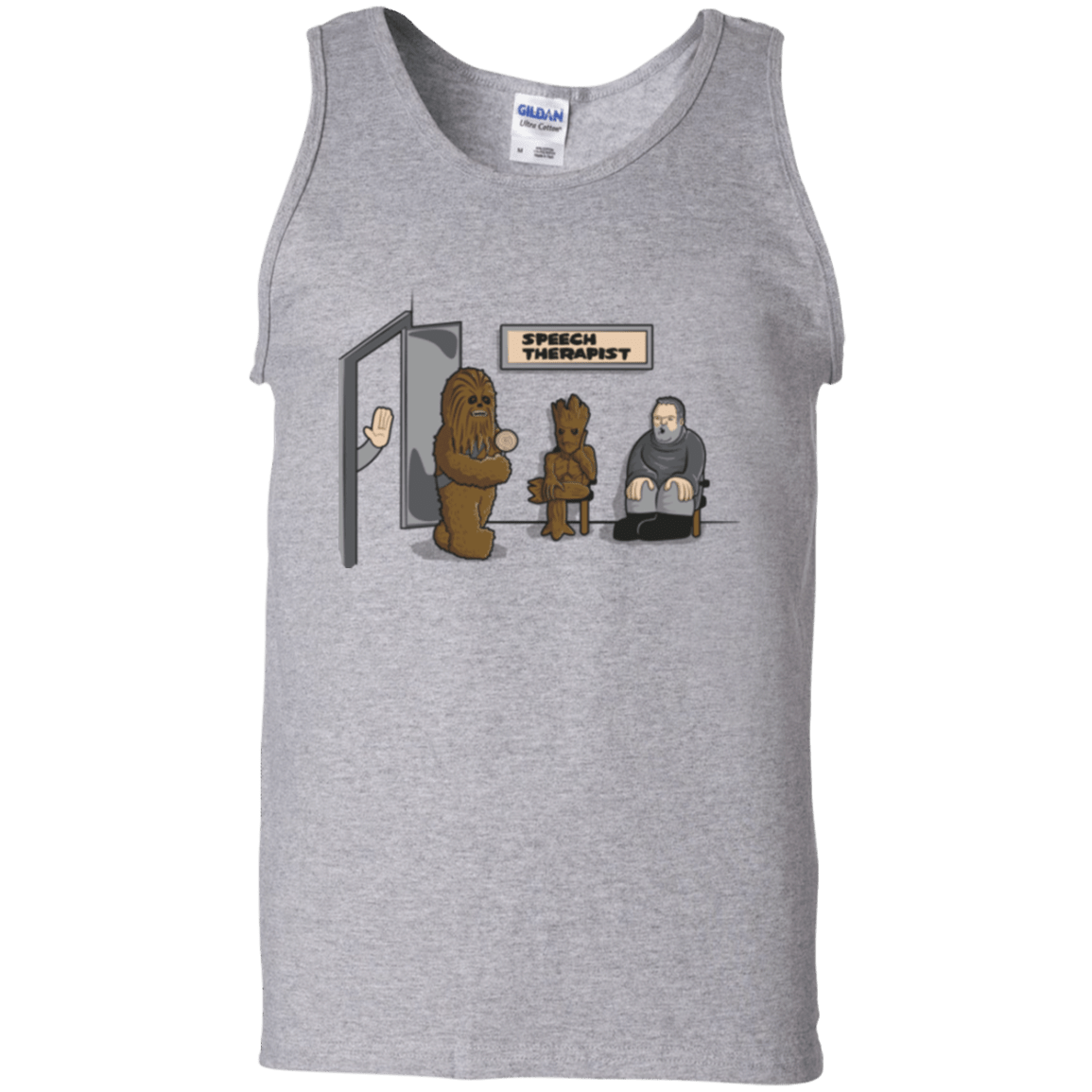 T-Shirts Sport Grey / S Speech Therapist Men's Tank Top