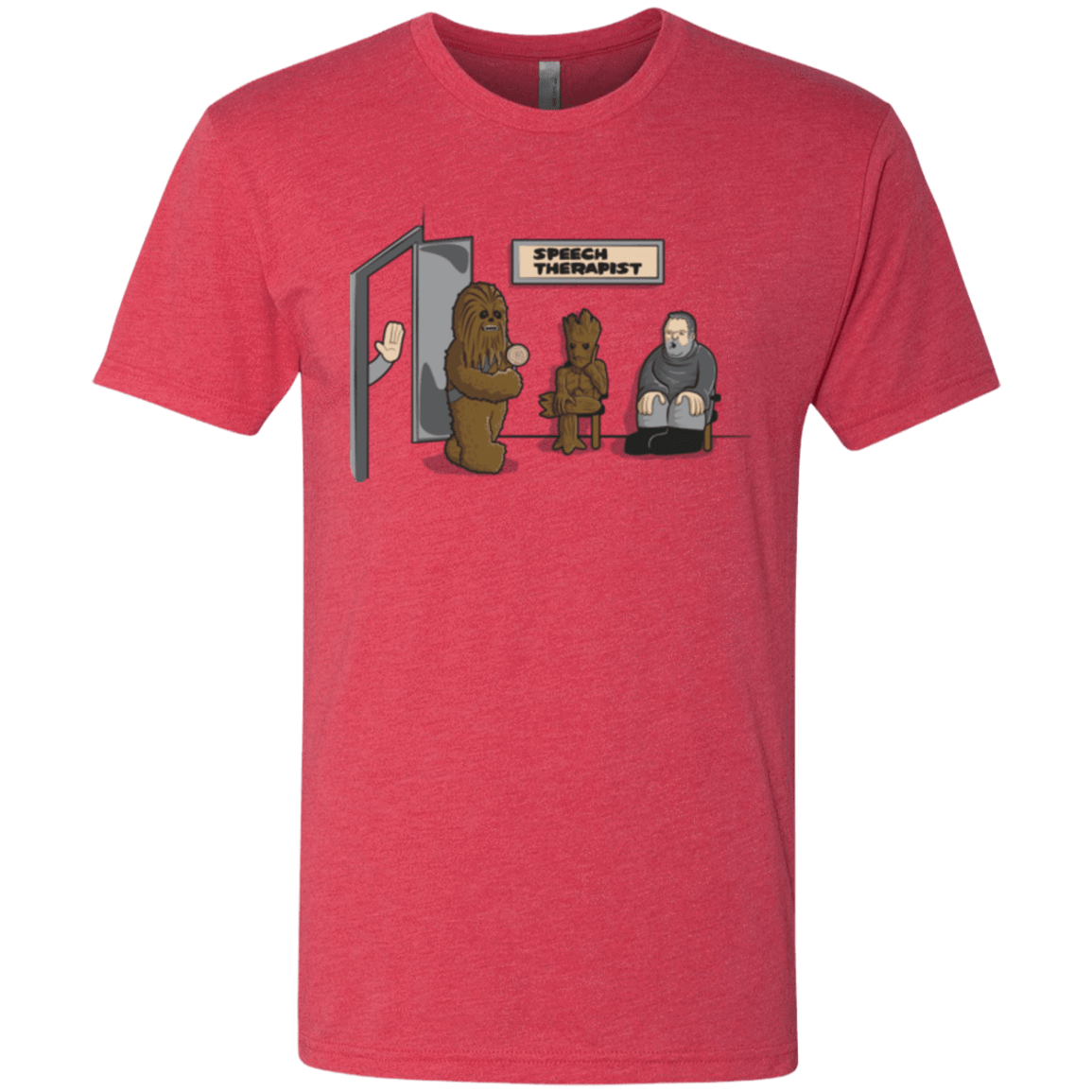 T-Shirts Vintage Red / S Speech Therapist Men's Triblend T-Shirt