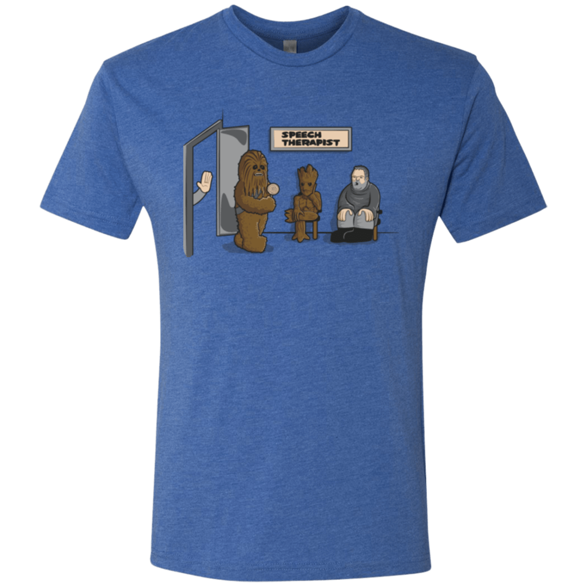 T-Shirts Vintage Royal / S Speech Therapist Men's Triblend T-Shirt