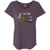T-Shirts Vintage Purple / X-Small Speech Therapist Triblend Dolman Sleeve