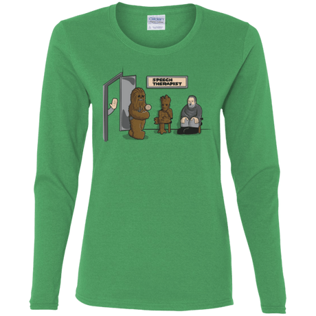 T-Shirts Irish Green / S Speech Therapist Women's Long Sleeve T-Shirt