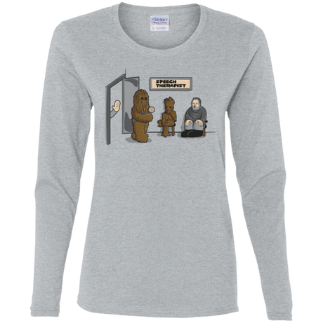 T-Shirts Sport Grey / S Speech Therapist Women's Long Sleeve T-Shirt
