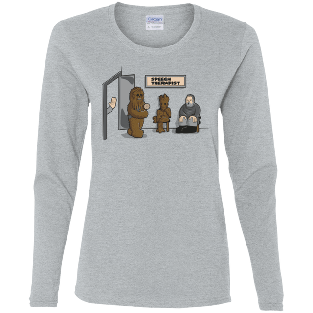 T-Shirts Sport Grey / S Speech Therapist Women's Long Sleeve T-Shirt
