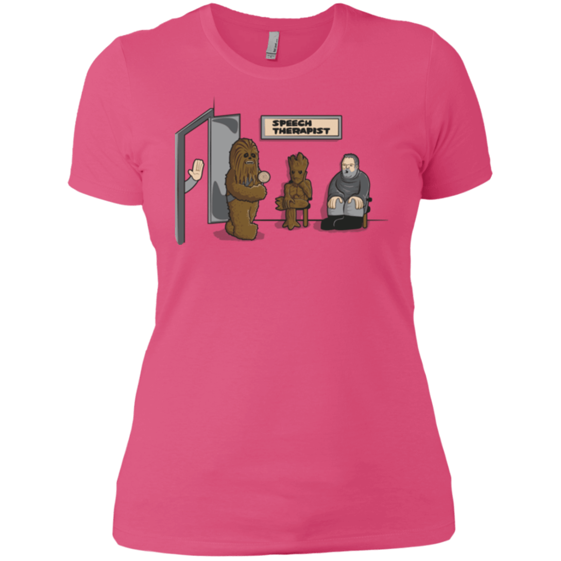 T-Shirts Hot Pink / X-Small Speech Therapist Women's Premium T-Shirt
