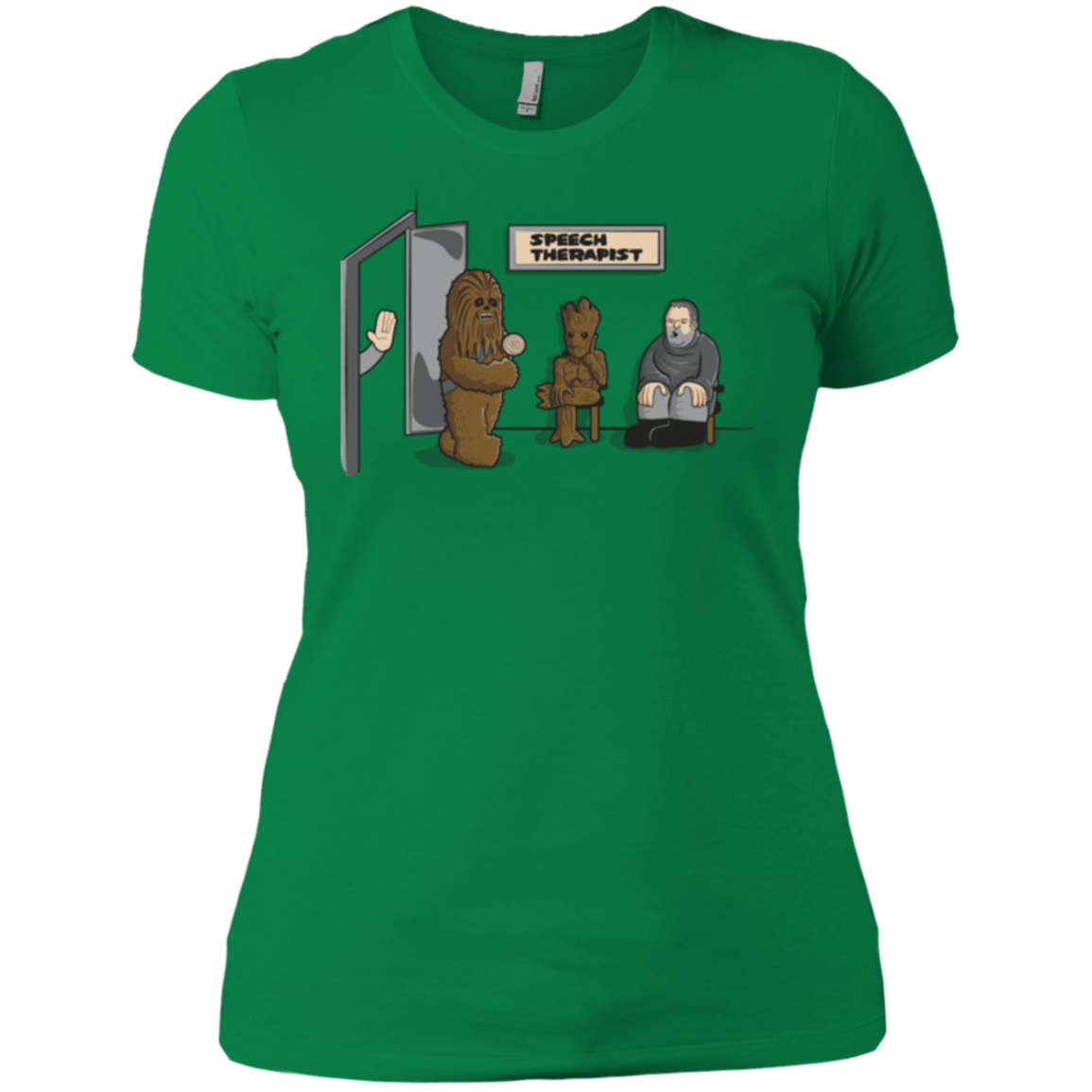 T-Shirts Kelly Green / X-Small Speech Therapist Women's Premium T-Shirt