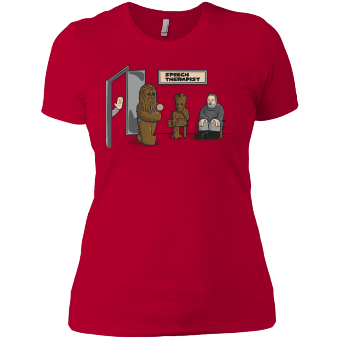 T-Shirts Red / X-Small Speech Therapist Women's Premium T-Shirt