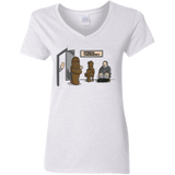 T-Shirts White / S Speech Therapist Women's V-Neck T-Shirt