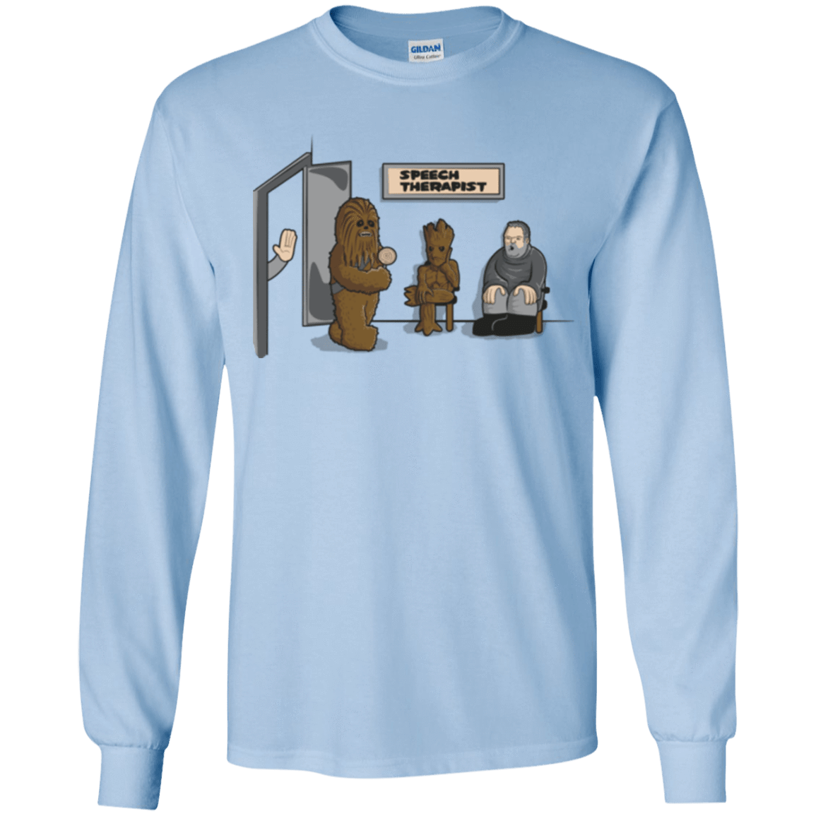 T-Shirts Light Blue / YS Speech Therapist Youth Long Sleeve T-Shirt