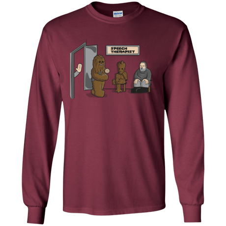 T-Shirts Maroon / YS Speech Therapist Youth Long Sleeve T-Shirt