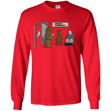 T-Shirts Red / YS Speech Therapist Youth Long Sleeve T-Shirt