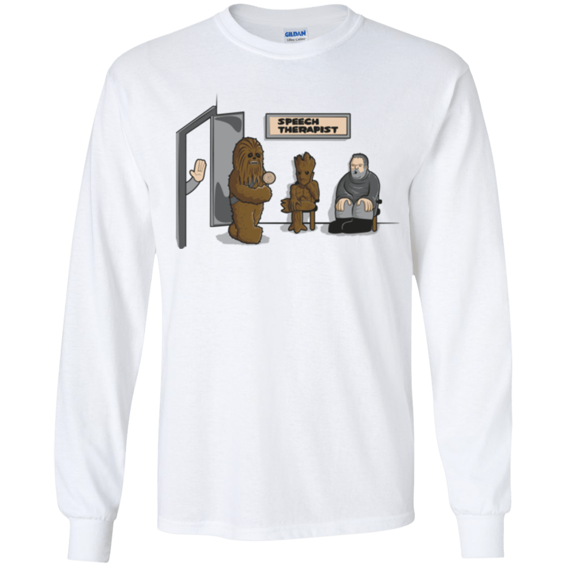 T-Shirts White / YS Speech Therapist Youth Long Sleeve T-Shirt