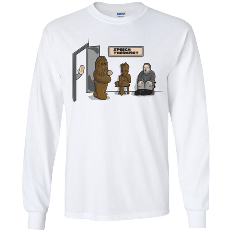 T-Shirts White / YS Speech Therapist Youth Long Sleeve T-Shirt