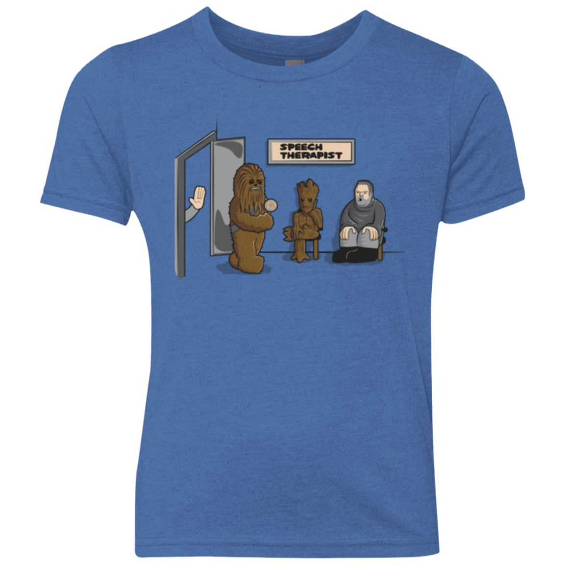 T-Shirts Vintage Royal / YXS Speech Therapist Youth Triblend T-Shirt