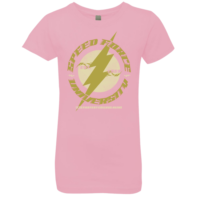 T-Shirts Light Pink / YXS Speed Force University Girls Premium T-Shirt