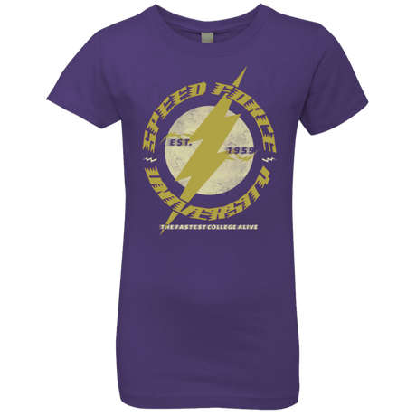 T-Shirts Purple Rush / YXS Speed Force University Girls Premium T-Shirt
