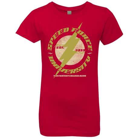 T-Shirts Red / YXS Speed Force University Girls Premium T-Shirt