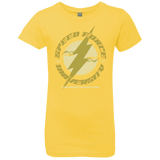 T-Shirts Vibrant Yellow / YXS Speed Force University Girls Premium T-Shirt