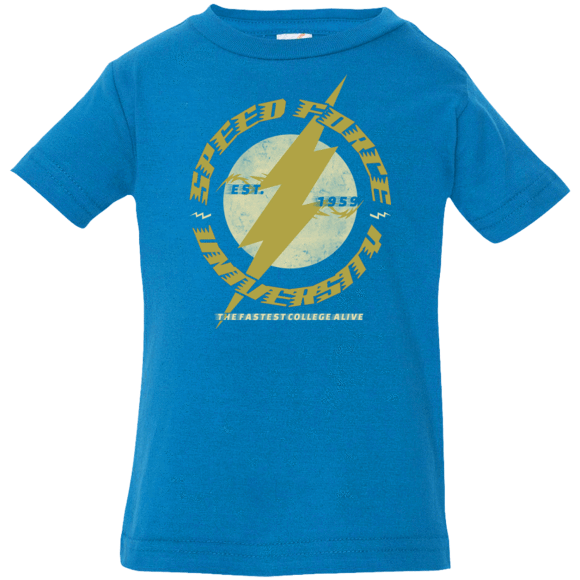 T-Shirts Cobalt / 6 Months Speed Force University Infant PremiumT-Shirt