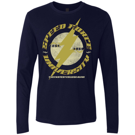 T-Shirts Midnight Navy / Small Speed Force University Men's Premium Long Sleeve