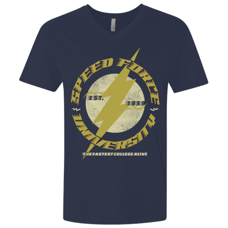 T-Shirts Midnight Navy / X-Small Speed Force University Men's Premium V-Neck