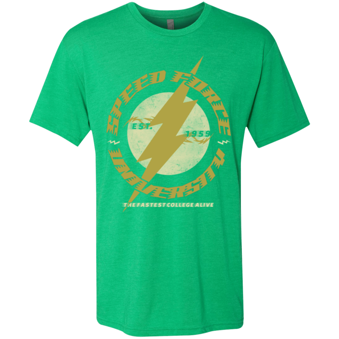 T-Shirts Envy / Small Speed Force University Men's Triblend T-Shirt