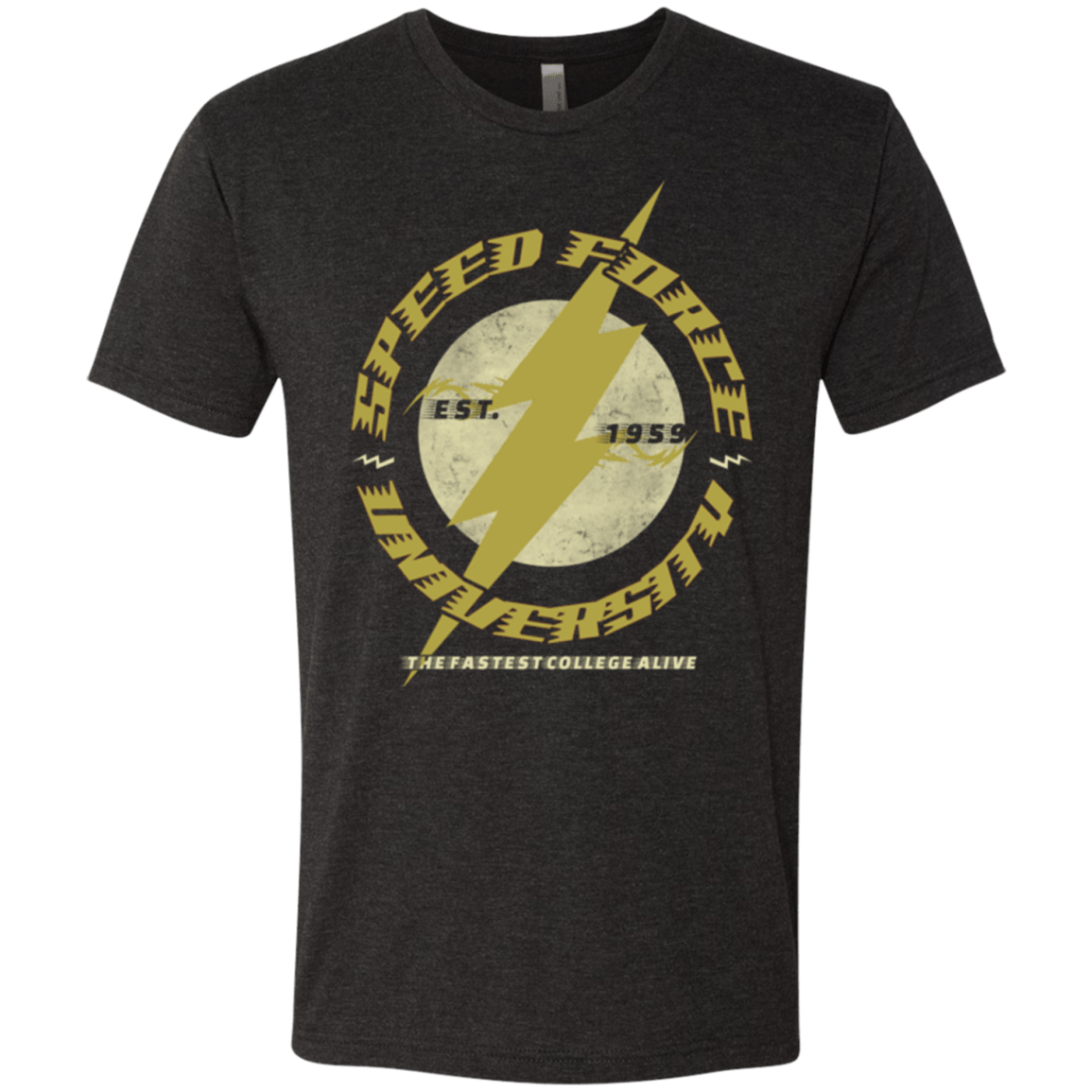 T-Shirts Vintage Black / Small Speed Force University Men's Triblend T-Shirt