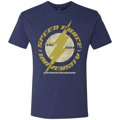 T-Shirts Vintage Navy / Small Speed Force University Men's Triblend T-Shirt