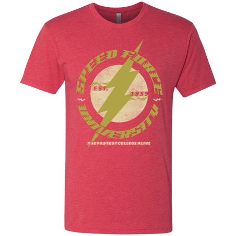 T-Shirts Vintage Red / Small Speed Force University Men's Triblend T-Shirt